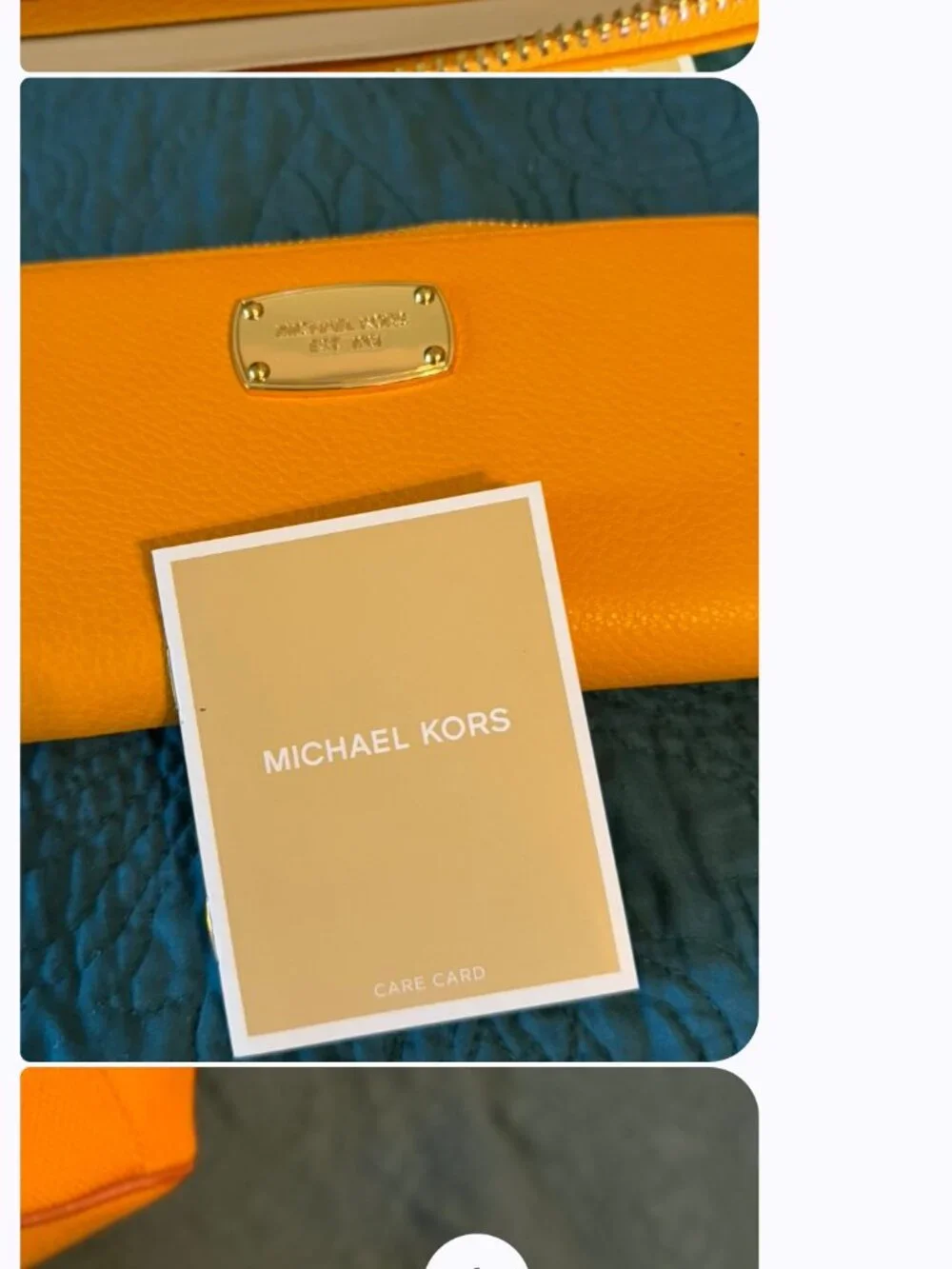 Michael Kors Yellow Bag with Matching Michael Kors Wallet - Brand New